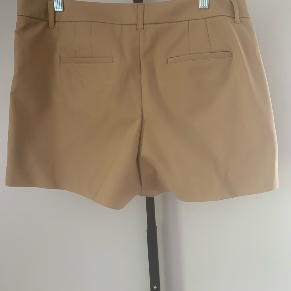 White House Black Market Tan Tailored Shorts - Picture 2 of 16